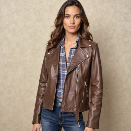 Valkyrie – Women’s Pure Leather Biker Jacket